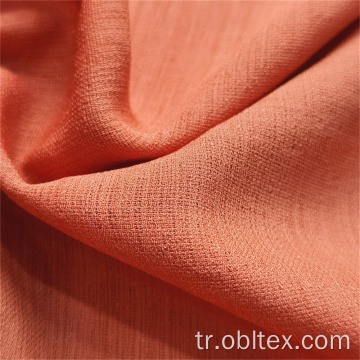 OBL22-C-064 Elbise için polyester taklit keten